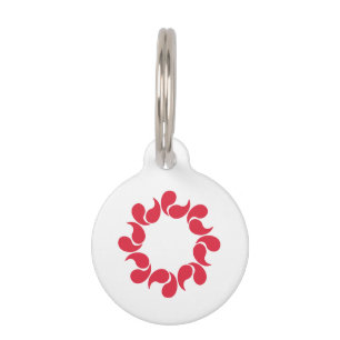 Vlag van de prefectuur Saitama, Japan Huisdierpenning