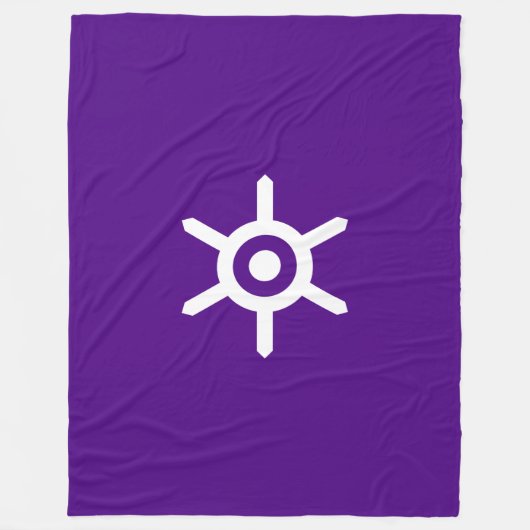 Vlag van de prefectuur Tokyo, Japan Fleece Blanket Deken (Voorkant)