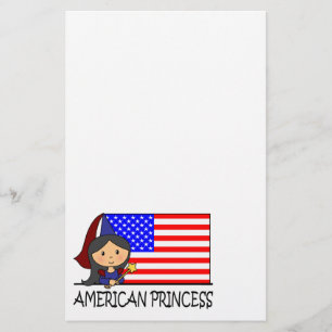 Vlag van de Prinses van de Kunst van de Klem van Briefpapier