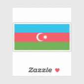 Vlag van de Republiek Azerbeidzjan Sticker (Vel)