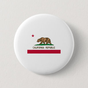 Vlag van de Republiek Californië Patriottische Sta Ronde Button 5,7 Cm