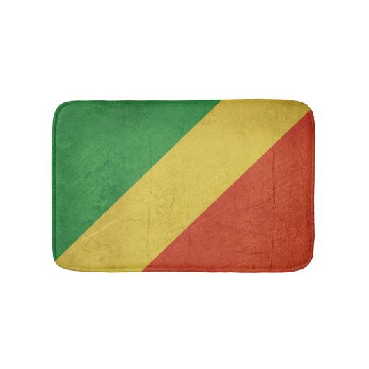 Vlag van de Republiek Congo Badmat (Voorkant)