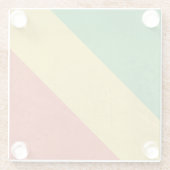 Vlag van de Republiek Congo Glazen Onderzetter (Achterkant)