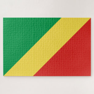 Vlag van de Republiek Congo Legpuzzel