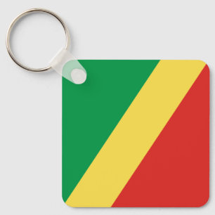 Vlag van de Republiek Congo Sleutelhanger