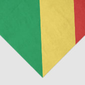 Vlag van de Republiek Congo Tissuepapier (Detail)