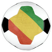 Vlag van de Republiek Congo Voetbal (Gedraaid)