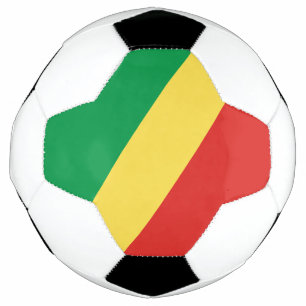 Vlag van de Republiek Congo Voetbal