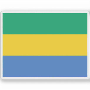 Vlag van de Republiek Gabon Sticker