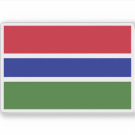 Vlag van de Republiek Gambia Sticker