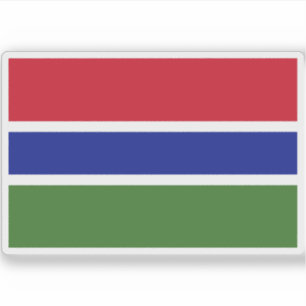 Vlag van de Republiek Gambia Sticker