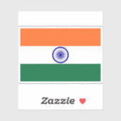 Vlag van de Republiek India Sticker (Vel)