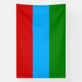 Vlag van de Republiek Karelië Spandoek (Verticaal)