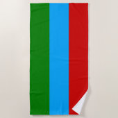 Vlag van de Republiek Karelië Strandlaken (Voorkant)