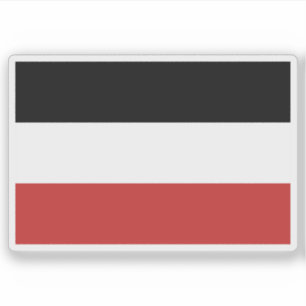 Vlag van de Republiek Opper-Volta (Burkina Faso) Sticker