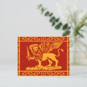 Vlag van de Republiek Venetië Briefkaart (Staand voorkant)