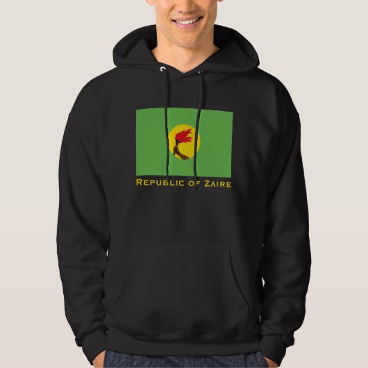 Vlag van de Republiek Zaïre Hoodie (Voorkant)