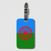Vlag van de Roma Bagagelabel (Voorkant (verticaal))