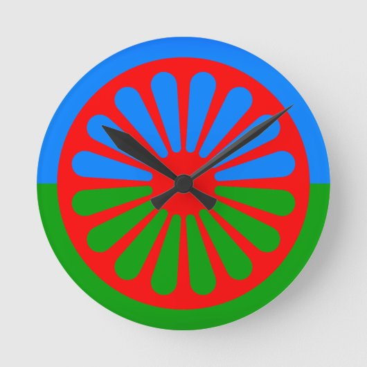 Vlag van de Roma Ronde Klok (Voorkant)