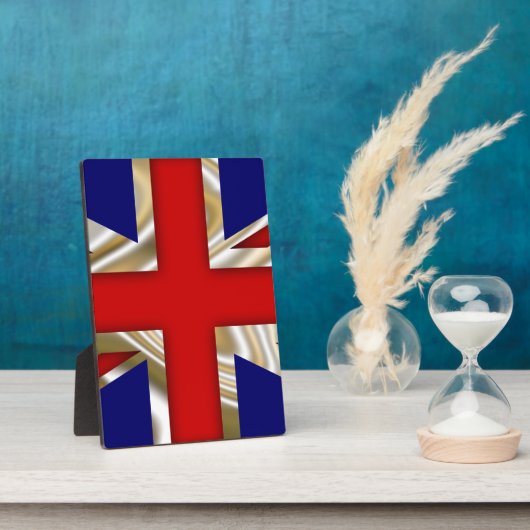 Vlag van de Royal Union - Groot-Brittannië Fotoplaat (Zijkant)