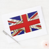 Vlag van de Royal Union - Groot-Brittannië Rechthoekige Sticker (Envelop)