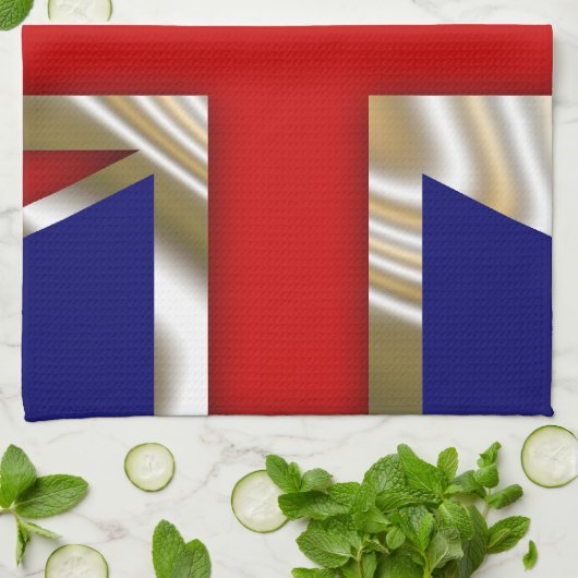 Vlag van de Royal Union - Groot-Brittannië Theedoek (Gevouwen)