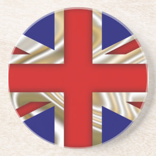 Vlag van de Royal Union - Groot-Brittannië Zandsteen Onderzetter