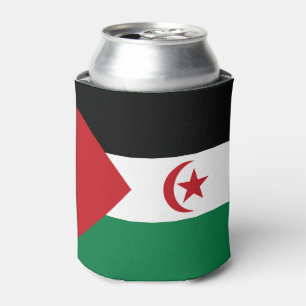 Vlag van de Sahrawi Arabische Democratische Republ Blikjeskoeler