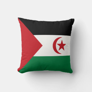 Vlag van de Sahrawi Arabische Democratische Republ Kussen