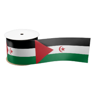 Vlag van de Sahrawi Arabische Democratische Republ Lint