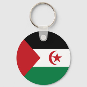 Vlag van de Sahrawi Arabische Democratische Republ Sleutelhanger