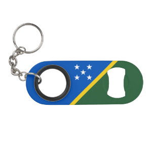 Vlag van de Salomonseilanden Mini Flessenopener