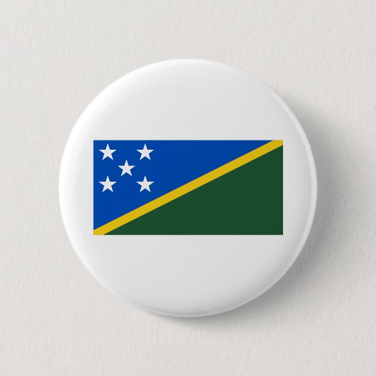 vlag van de Salomonseilanden Ronde Button 5,7 Cm (Voorkant)
