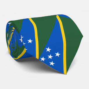 Vlag van de Salomonseilanden Stropdas
