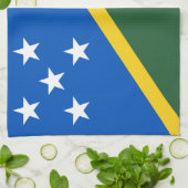 Vlag van de Salomonseilanden Theedoek (Gevouwen)