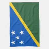 Vlag van de Salomonseilanden Theedoek (Verticaal)