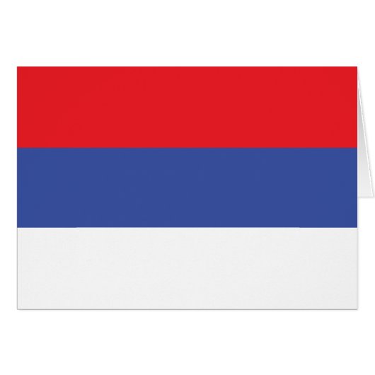 Vlag van de Servische Republiek (Voorkant Horizontaal)