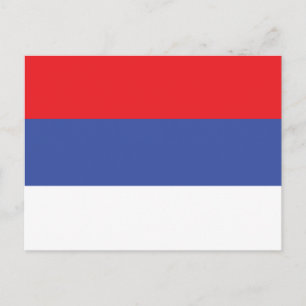 Vlag van de Servische Republiek Briefkaart