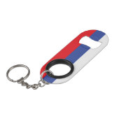 Vlag van de Servische Republiek Mini Flessenopener (Voorkant Gekanteld)