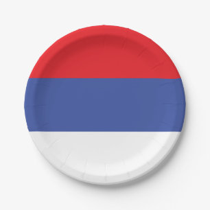Vlag van de Servische Republiek Papieren Bordje