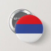 Vlag van de Servische Republiek Ronde Button 5,7 Cm (Voorkant /achterkant)