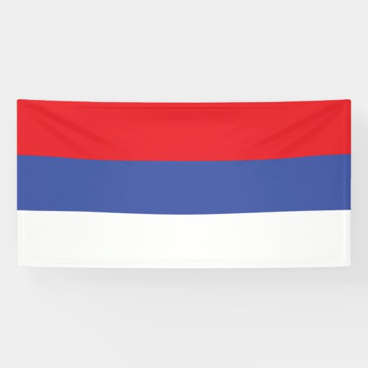Vlag van de Servische Republiek Spandoek (Horizontaal)