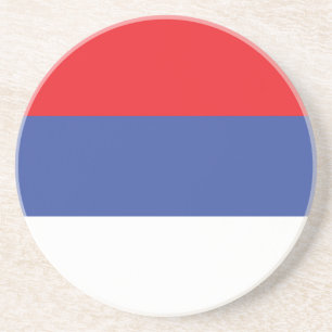 Vlag van de Servische Republiek Zandsteen Onderzetter