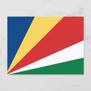 Vlag van de Seychellen Briefkaart