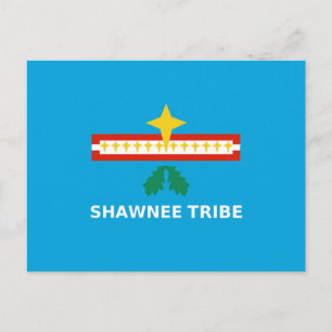 Vlag van de Shawnee-stam van Oklahoma Briefkaart