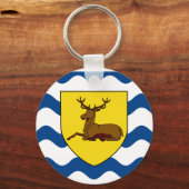 Vlag van de Sleutelhanger Hertfordshire (Voorkant)