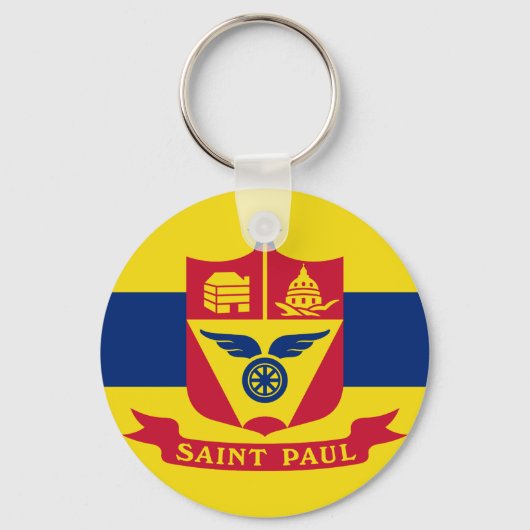 Vlag van de Sleutelhanger St Paul, Minnesota (Voorkant)