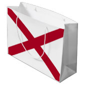 vlag van de staat Alabama Groot Cadeauzakje (Achterkant Gekanteld)