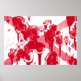 Vlag van de staat Alabama Grunge Poster