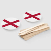 vlag van de staat Alabama Handwaaier (Niet-gemonteerd)